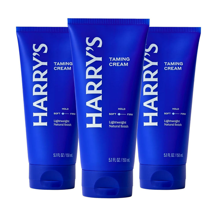 Harry's front packaging showing jar and brand for clear product ID and quick purchase