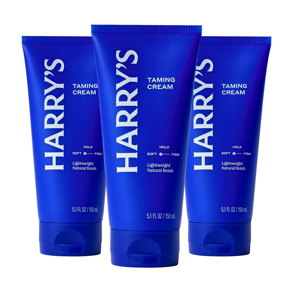 Harry's front packaging showing jar and brand for clear product ID and quick purchase