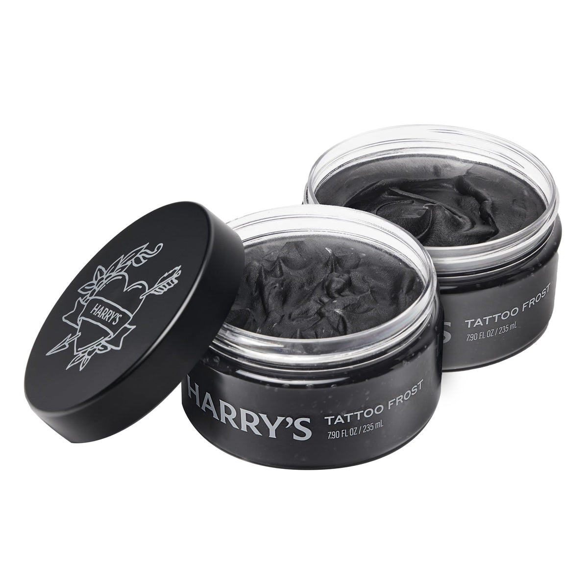 Harry’s Tattoo Frost front packaging showing tube and branding, clear care benefit