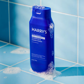 Harry's texture lather close-up demonstrating rich suds and gentle cleansing
