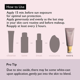 HARUHARU applied on arm to show coverage and blending benefit