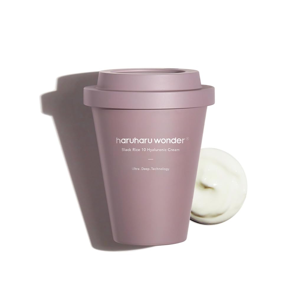 HARUHARU jar front view showing sleek packaging and vegan benefits