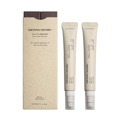 HARUHARU jar front packaging showing label and duo set benefits