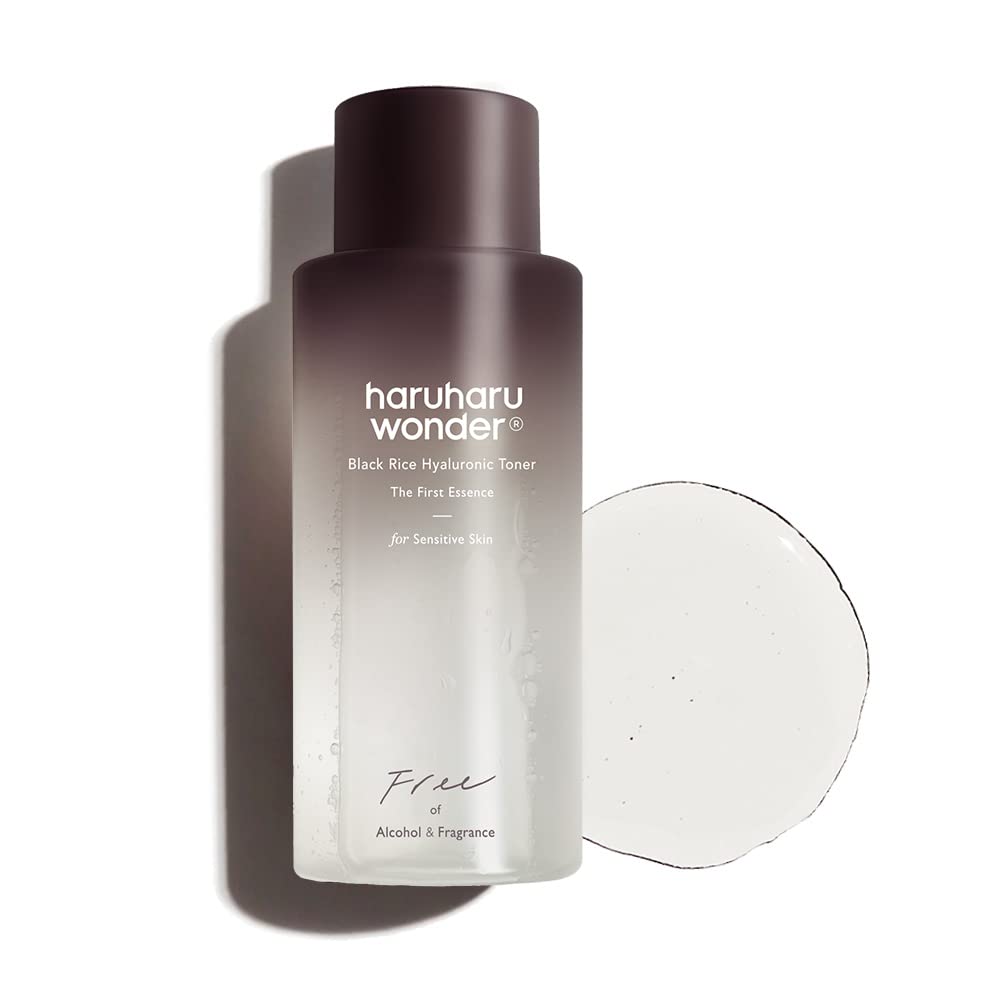 HARUHARU front bottle view showing clean toner packaging and easy dispensing benefit