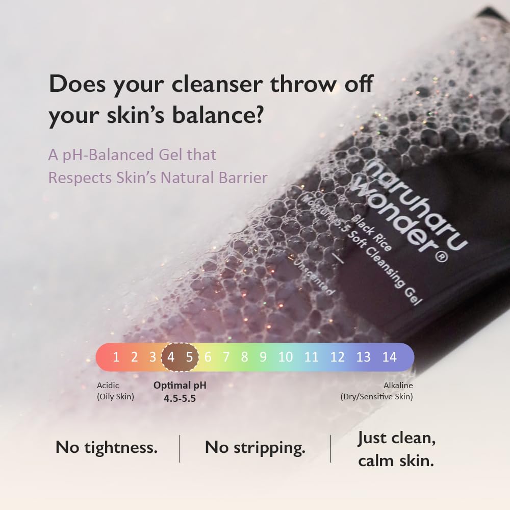 HARUHARU bottle label closeup showing product claims and clear information benefit