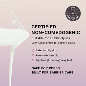 HARUHARU close-up label showing key ingredients for barrier support
