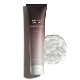 HARUHARU front pouch shot showing cleanser and soft packaging benefit