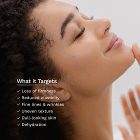 HARUHARU bedside application scene for PM skincare ritual