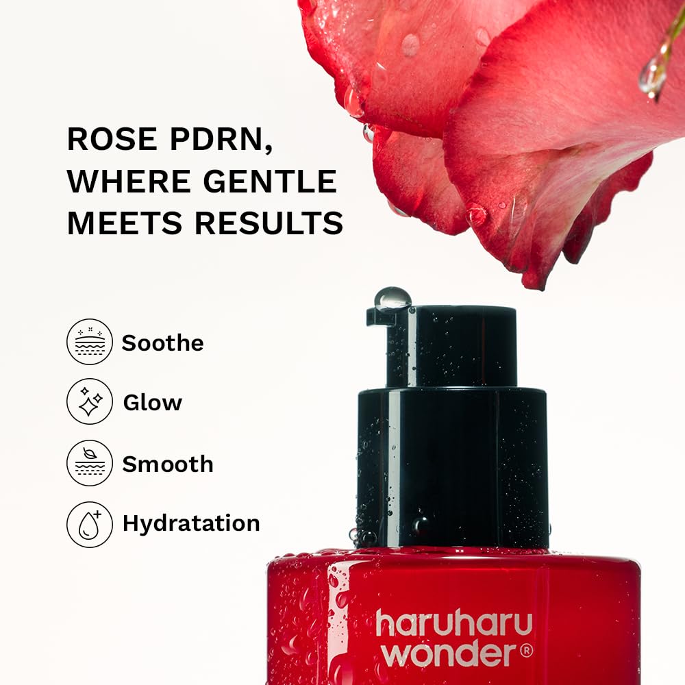 HARUHARU pump dispensing lightweight serum texture for quick absorption
