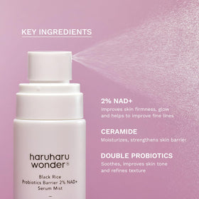 HARUHARU texture close-up drop showing lightweight, fast-absorbing benefit