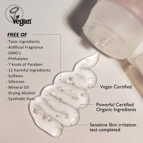 HARUHARU close-up gel texture, shows smooth hydrating consistency for gentle exfoliation