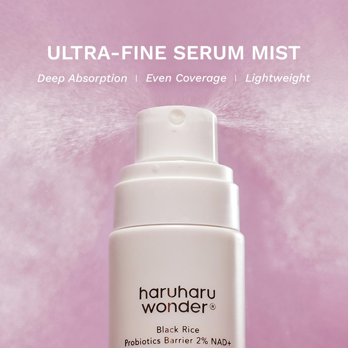 HARUHARU travel pouch lifestyle scene emphasizing on-the-go refresh benefit