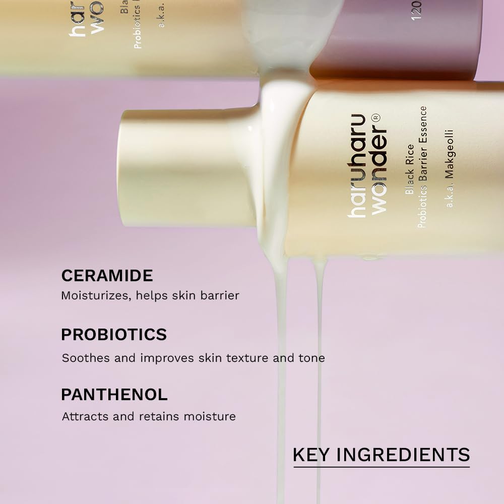 HARUHARU mixed with foundation showing improved blend and smoother finish