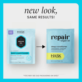 HASK cream texture close-up showing rich conditioner for deep hydration