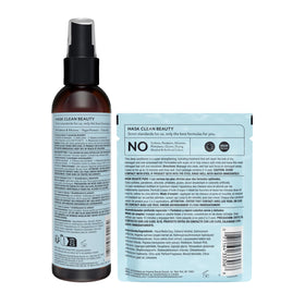 HASK argan oil ingredients label detail highlighting argan oil and clean formula benefit