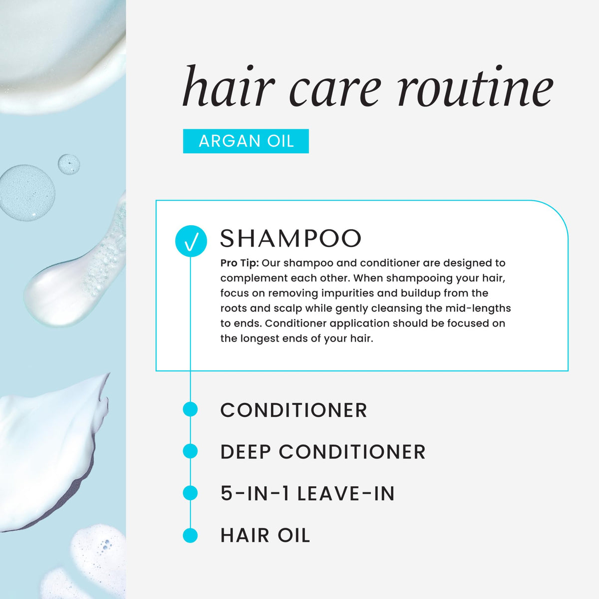 HASK shampoo paired with matching conditioner for complete hair routine