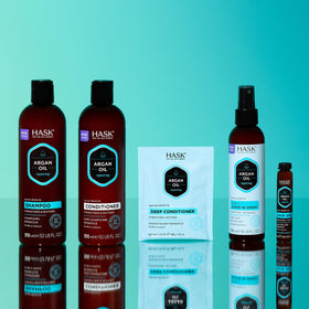 HASK six-treatment pack arranged to show value and multiple uses