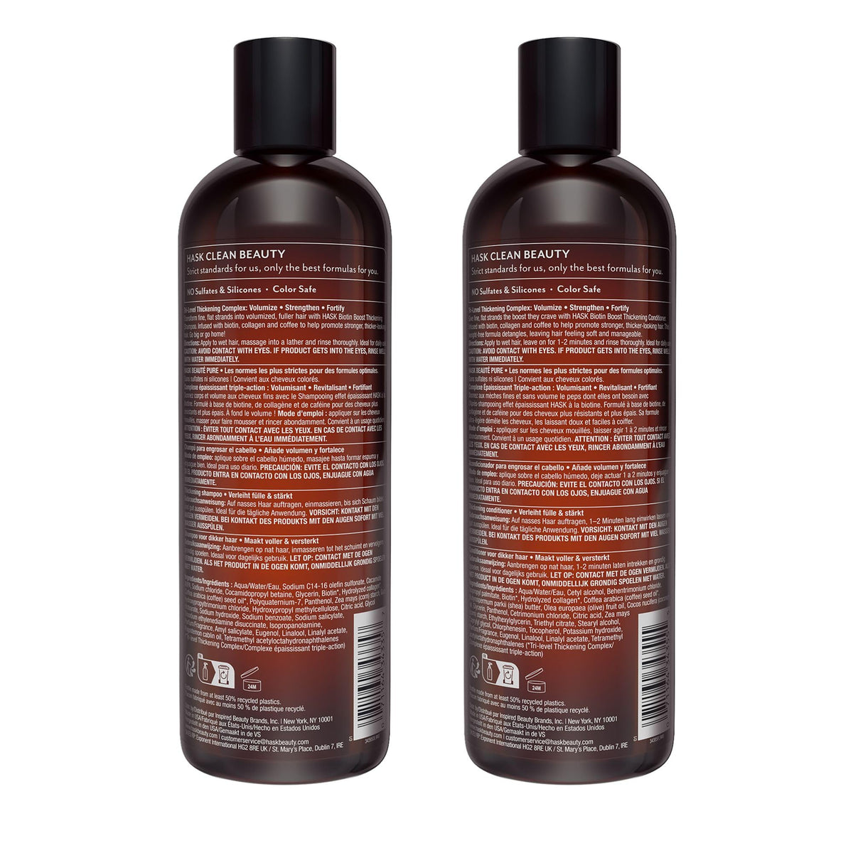 HASK biotin ingredient visual emphasizing strand-strengthening support