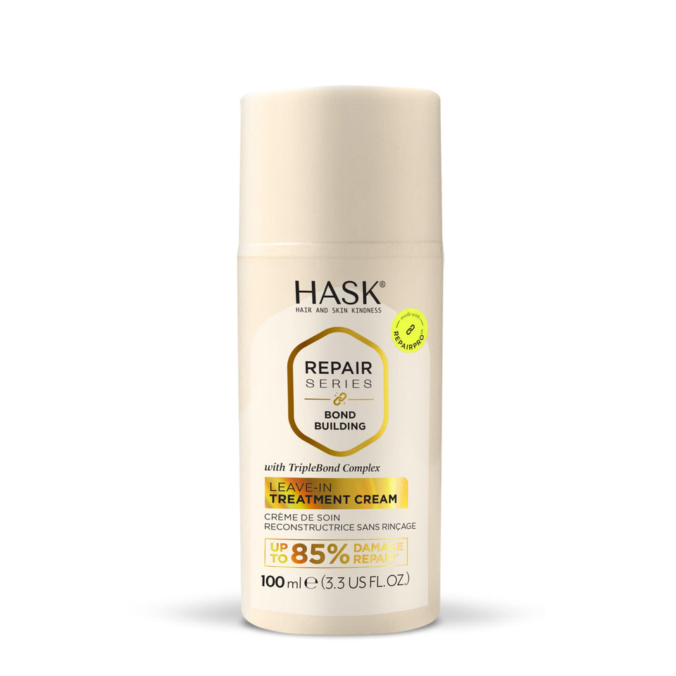 HASK front packaging showing treatment cream and benefits