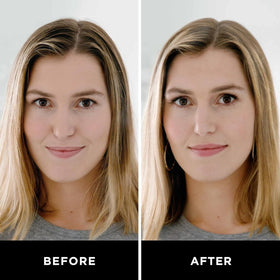HASK charcoal dry shampoo aerosol spray action demonstrating instant volume benefit