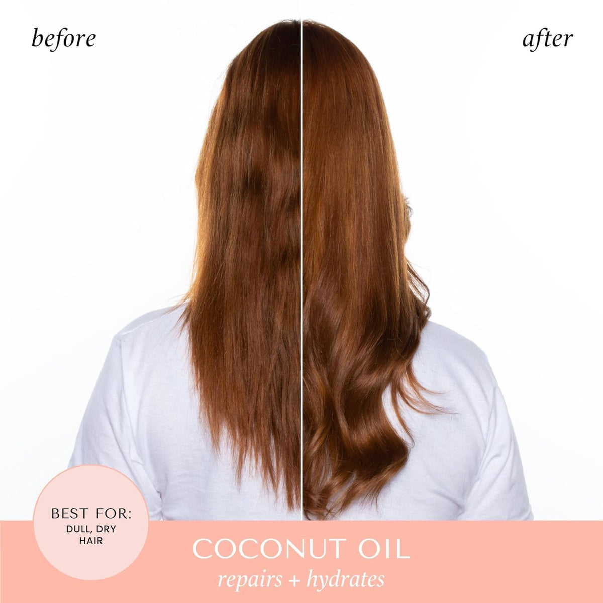 HASK coconut deep conditioner packette top view showing single-use restorative treatment