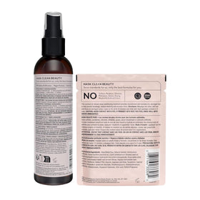 HASK coconut label close-up showing color-safe and sulfate-free benefits