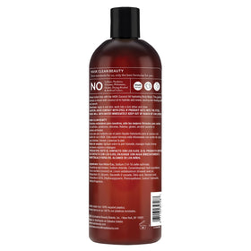 HASK bottle on shower shelf demonstrating everyday use