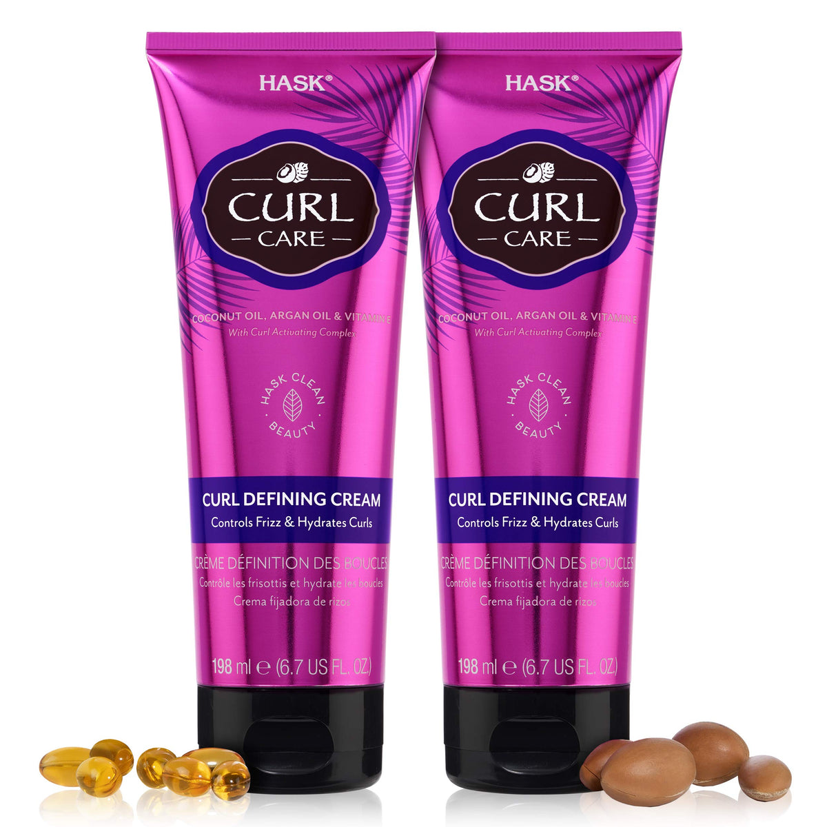 HASK front packaging showing two cream tubes and brand, highlights bundle value
