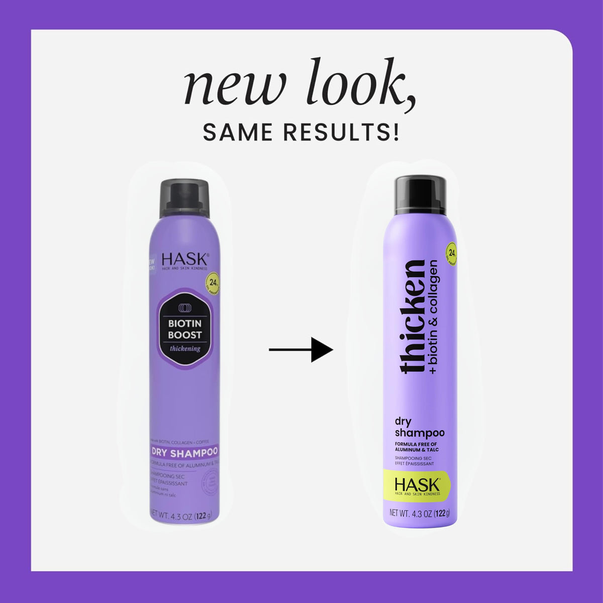 HASK dry shampoo spray nozzle close-up for precise root targeting and easy application
