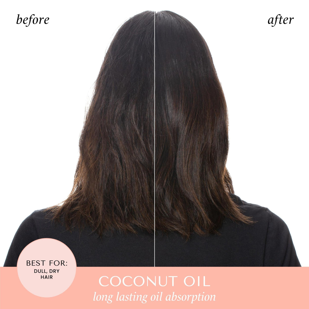 HASK dry shampoo spray in motion showing quick oil absorption benefit
