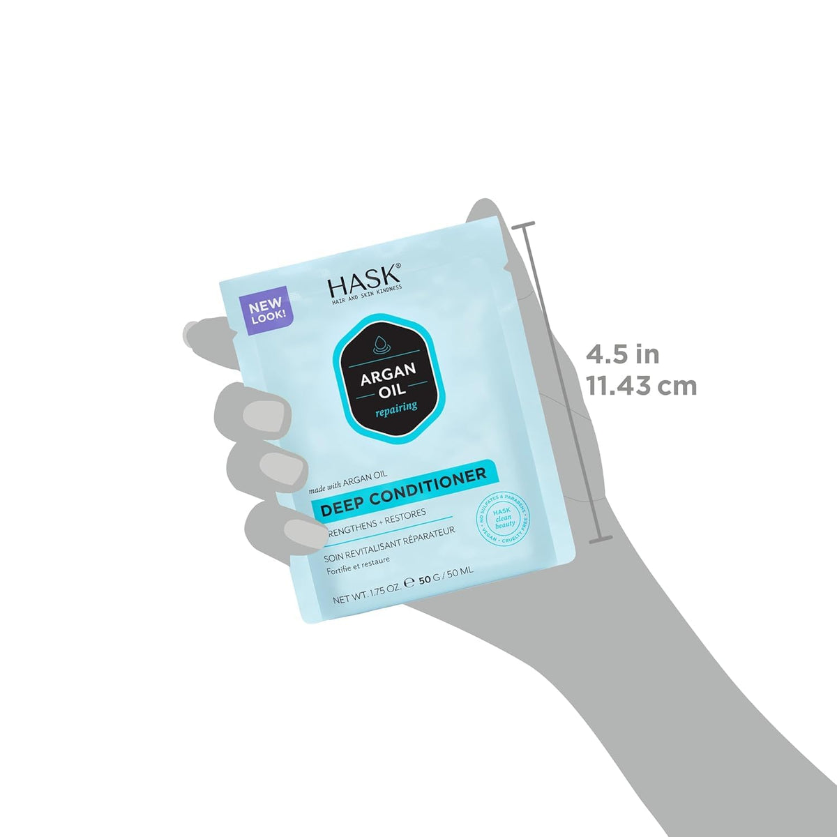 HASK kit with two cans and packette in a lifestyle scene for convenient on-the-go use