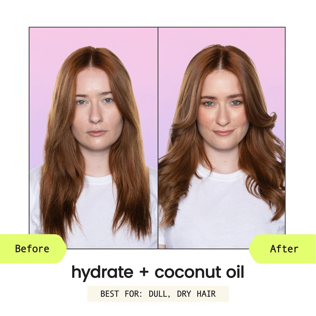 HASK conditioner being poured to show creamy texture and detangling