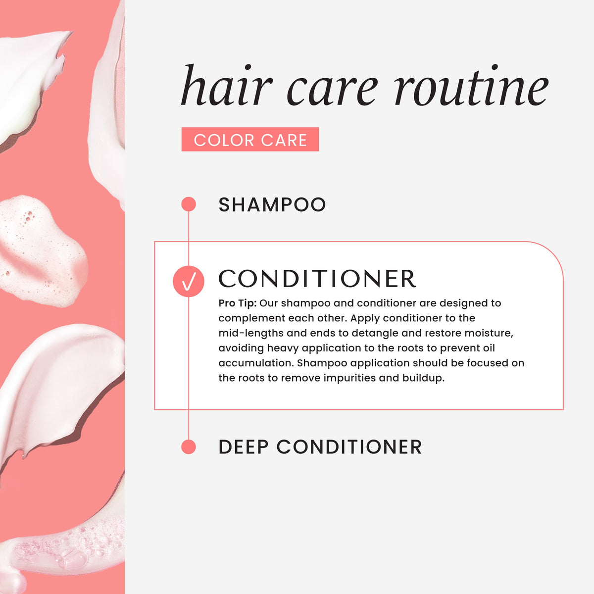 HASK ingredients label close-up showing sulfate and paraben free formula