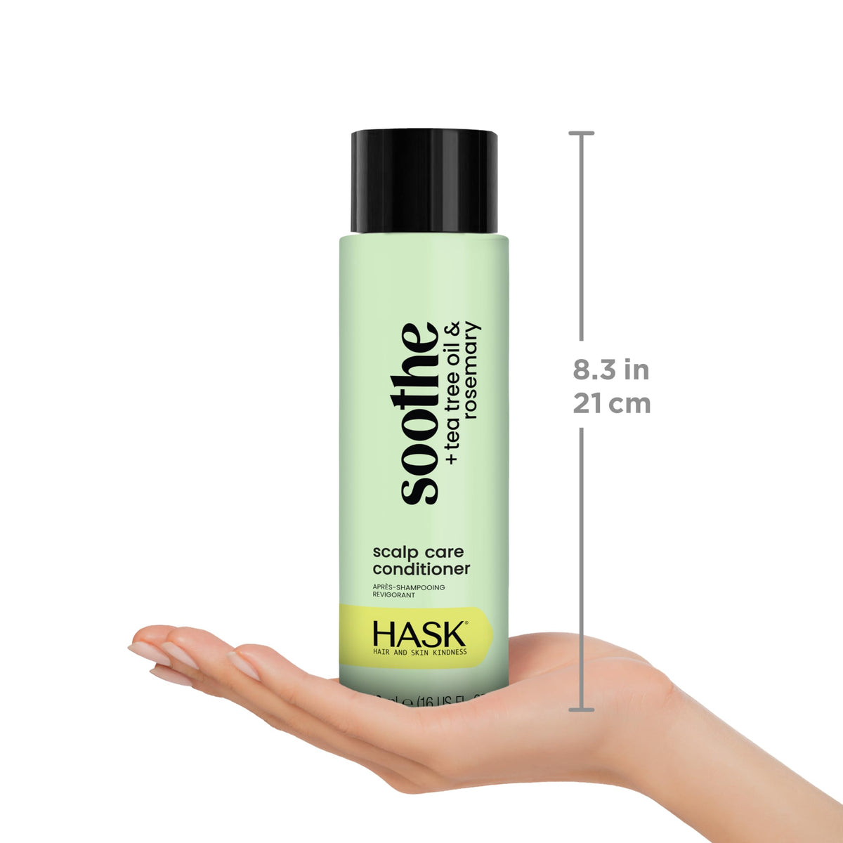 HASK label ingredients close-up showing tea tree and rosemary transparency benefit