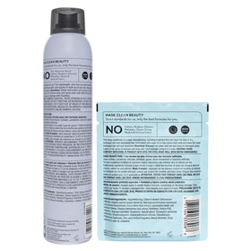 HASK product label details highlighting aluminum-, sulfate-, paraben-free formulation