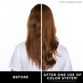 HASK shampoo lather demonstrating gentle cleansing and color safety