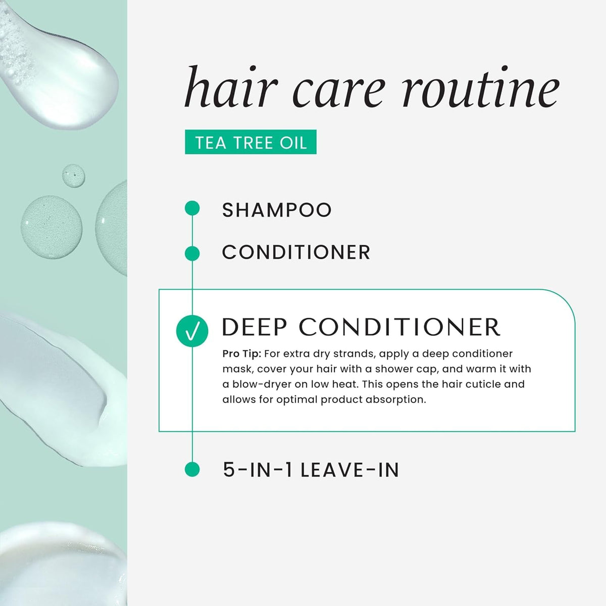 HASK spray being applied to damp hair for faster comb-through