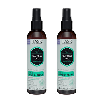 HASK front packaging showing two 6oz conditioning sprays and product benefits