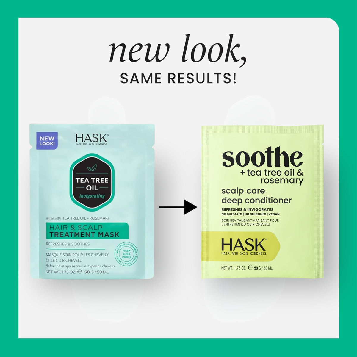 HASK open cap and creamy conditioner texture demonstrating rich hydration