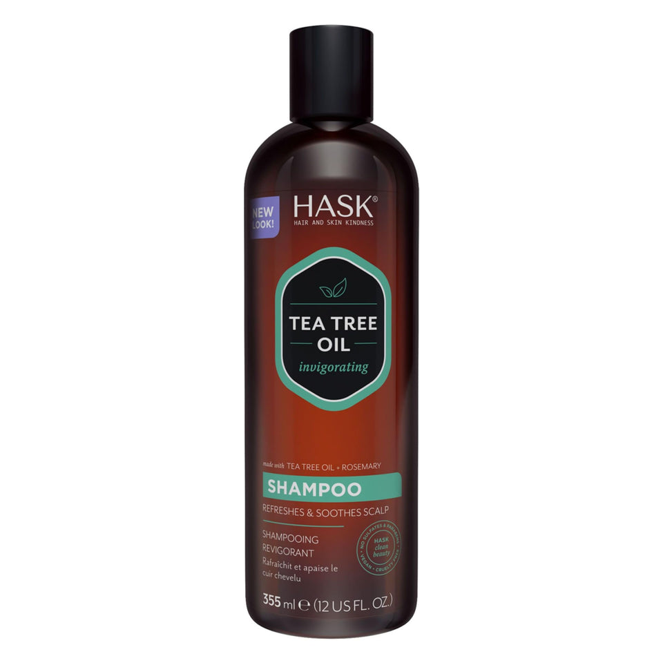 HASK front bottle view showing label and scent benefits