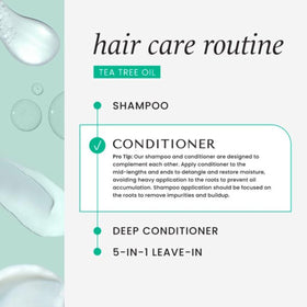 HASK conditioner applied in shower promoting clean rinse