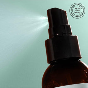 HASK mist spraying texture illustrating lightweight slip and detangling
