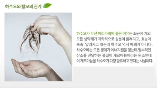 HASUO bottle label detail highlighting herbal ingredient list and benefits