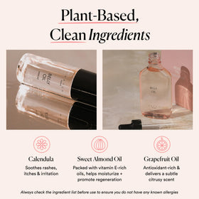 HATCH oil texture on hand demonstrating fast absorption benefit