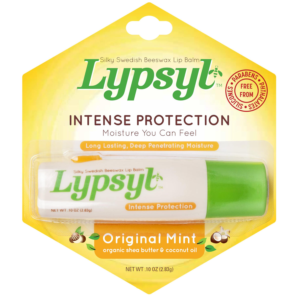 HATOLDLIY Lypsyl front packaging showing ten tubes and clear product benefit