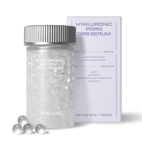 HAUA front bottle shot showing sleek packaging and clinical benefits