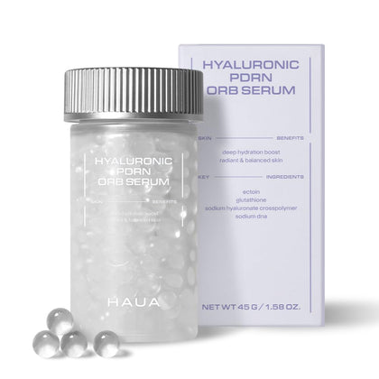 HAUA front bottle shot showing sleek packaging and clinical benefits