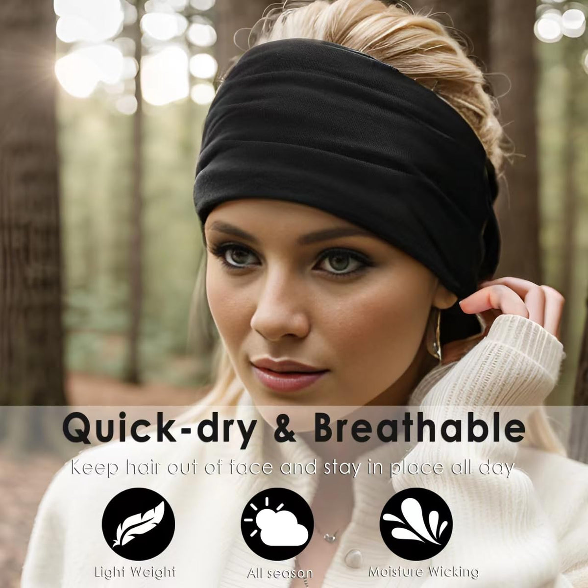HAUHC boxed and folded headbands display storage and ready-to-gift quality