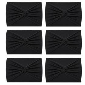 HAUHC knotted turban close-up reveals soft texture and stitching comfort
