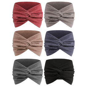 HAUHC front packaging showing six headbands and gift-ready box, convenient storage